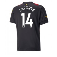 Manchester City Aymeric Laporte #14 Fotballklær Bortedrakt 2022-23 Kortermet